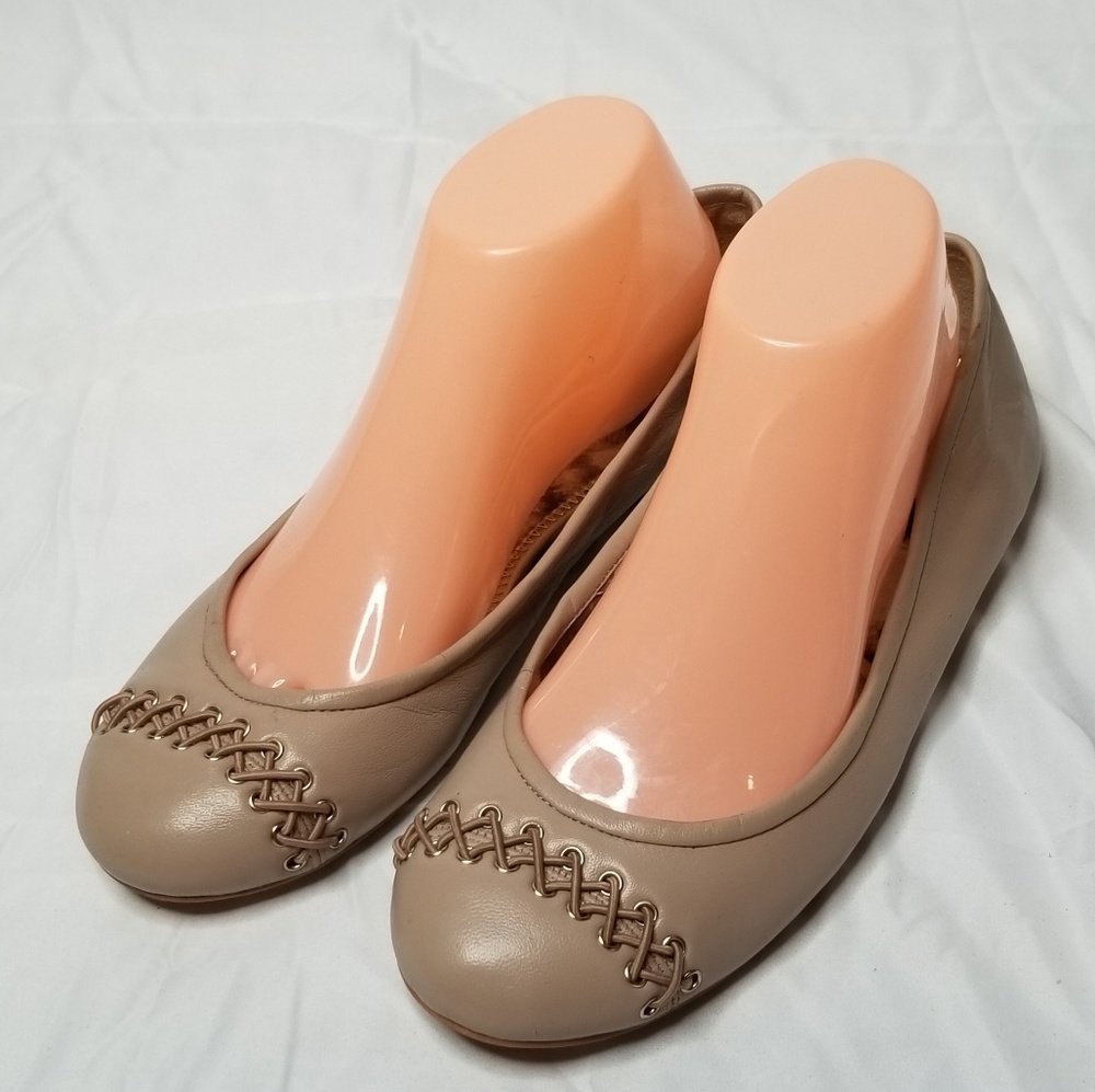 Sam Edelman nude ballet flats 8.5 slip ons